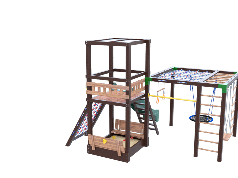 Детская площадка SPORT CUBE 3 с горкой