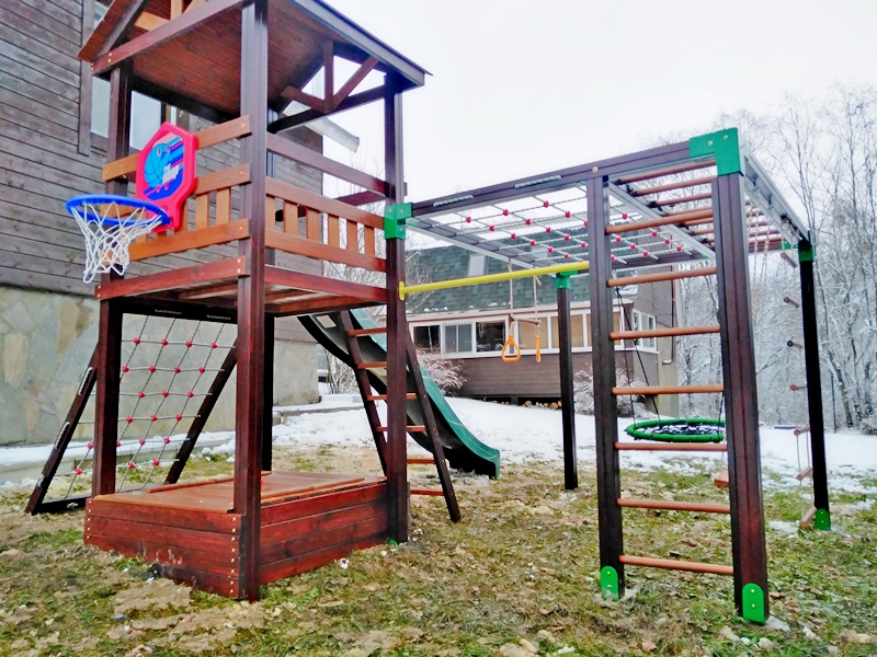 Детская площадка SPORT CUBE 3 с горкой