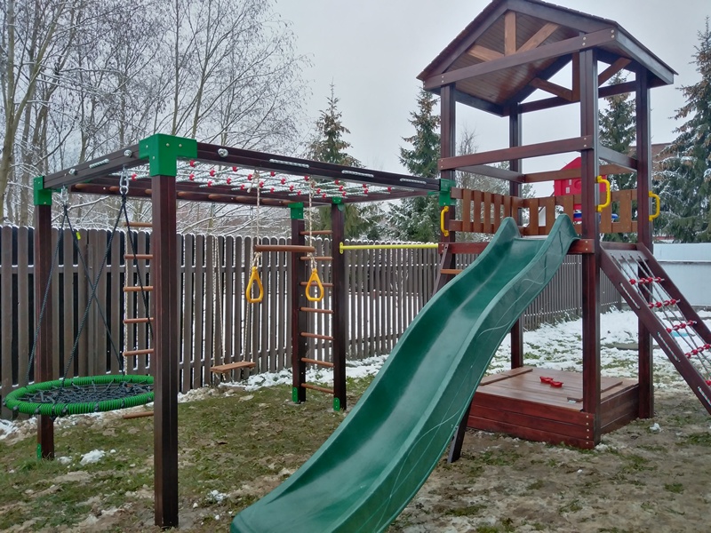 Детская площадка SPORT CUBE 3 с горкой