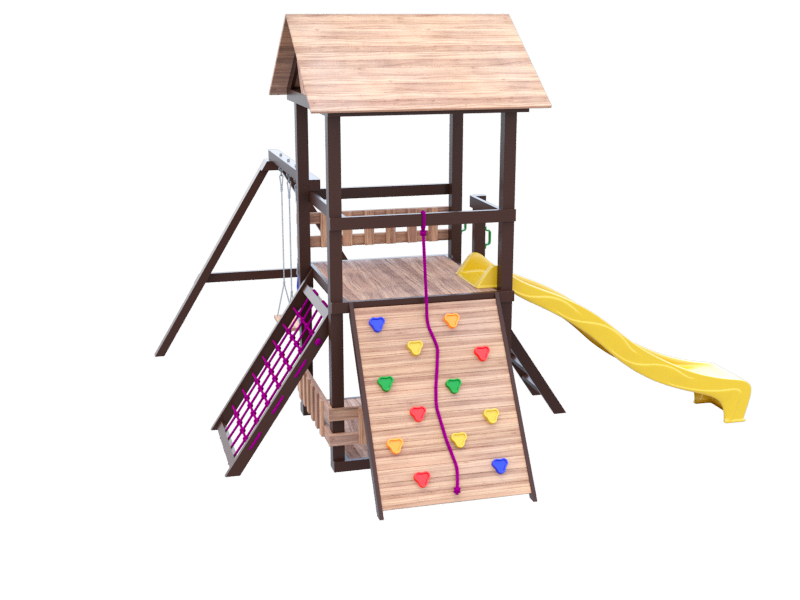 Детская площадка  SMALL 5 с дополнительным игровым местом