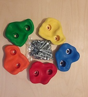 Детская площадка Зацепы (камни) пяти цветов с метизами.