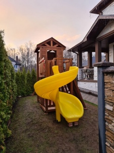 Детская площадка Антивандальные пластиковые винтовые скаты