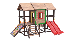 Детская площадка Kids' holiday c домиком (( Праздник малышей, для 1 - 5 лет, с домиком)