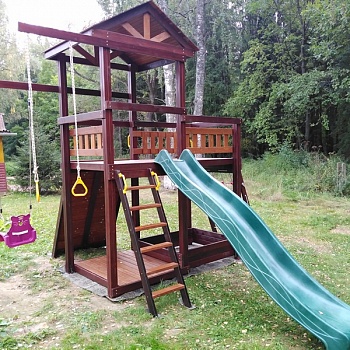 MIDDLE 1 с встроенной песочницей и качелькой