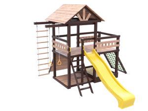 Детская площадка MIDDLE 1 с встроенной песочницей